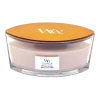 Woodwick Vanilla & Sea Salt Ellipse Candle - Geurkaars -Huisdecoratie Winkel woodwick vanilla sea salt l geurskaars 1 4