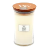 Woodwick White Teak Large Candle - Geurkaars -Huisdecoratie Winkel woodwick white teak large candle geurskaars 1 4