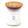Woodwick White Teak Medium Candle - Geurkaars -Huisdecoratie Winkel woodwick white teak medium candle geurskaars 1 4