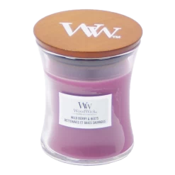 Woodwick Wild Berry & Beets Mini Candle - Geurkaars